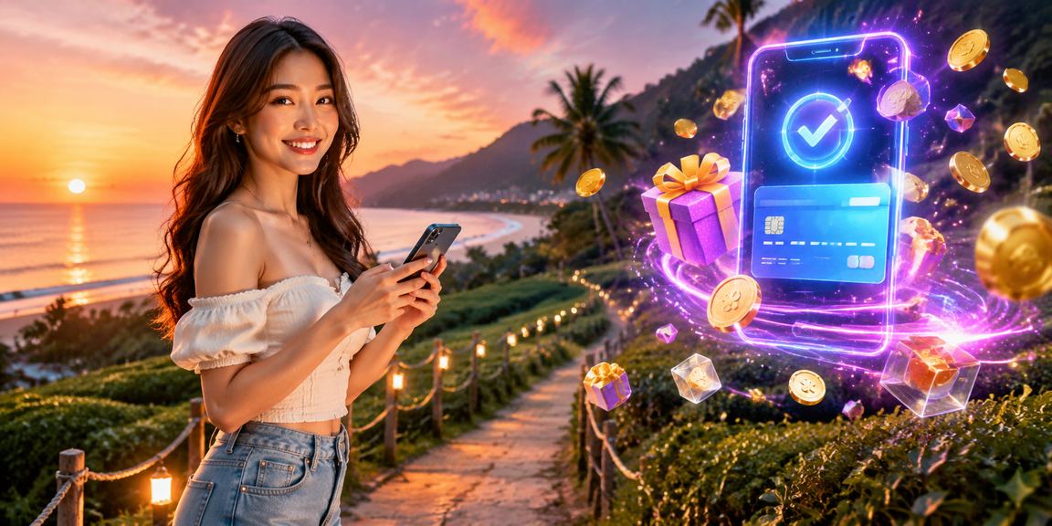Pemain Malaysia dari Pulau Pinang menggunakan telefon pintar untuk bermain poker online di 50088
